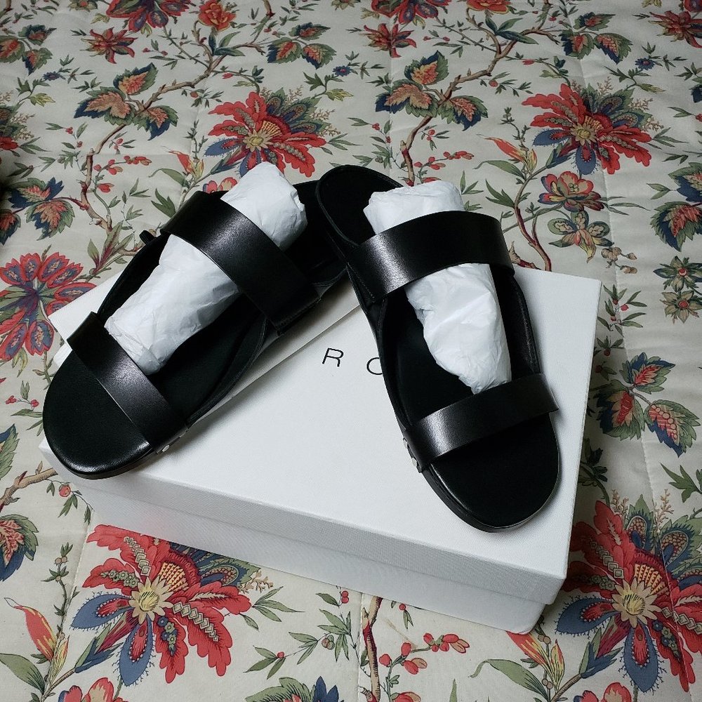 IRO NIB EWA Minimalist Sandals Leather  Portugal Last Sz 6 - Picture 4 of 6